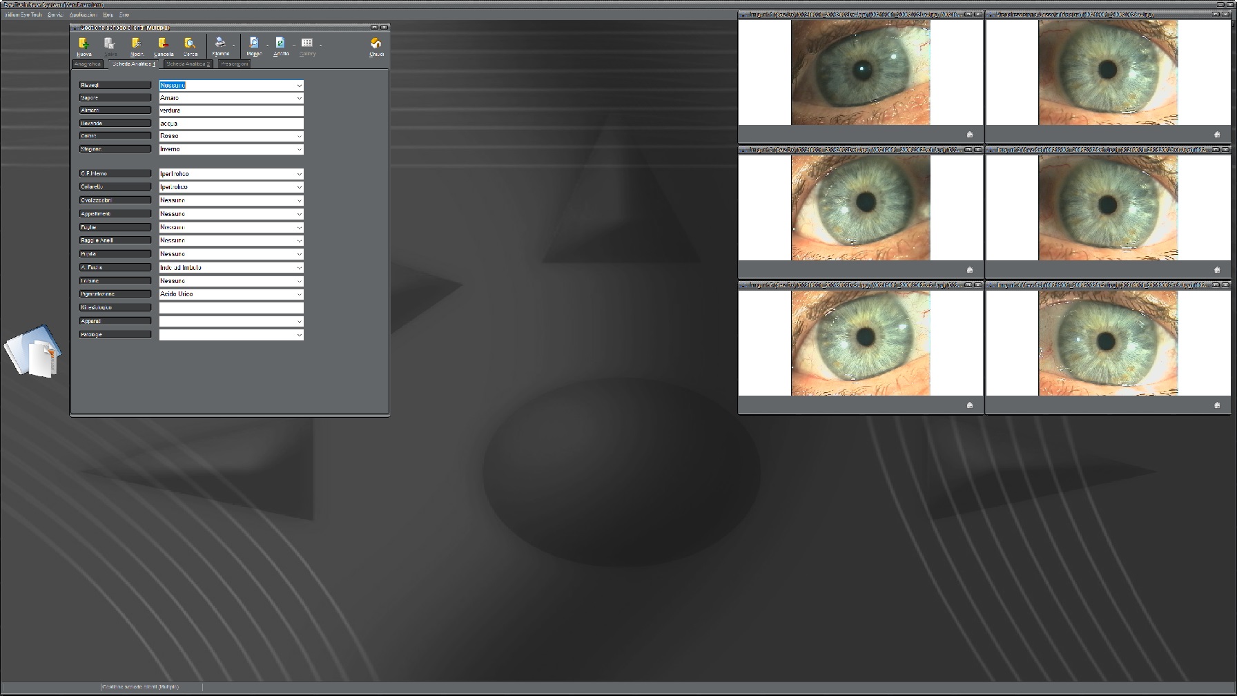 EyeTech Inserimento Dati